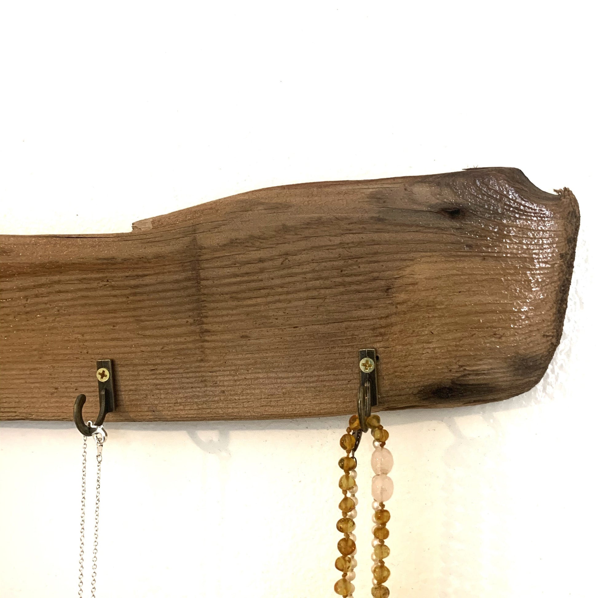 Jewelry hanger | key hanger |Reclaimed wood with bronze hooks - rituel
